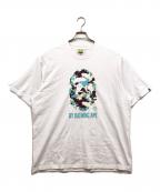 A BATHING APEアベイシングエイプ）の古着「MAP CAMO RELAXED FIT TEE」｜ホワイト
