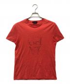ALEXANDER McQUEENアレキサンダーマックイーン）の古着「スカルTシャツ」｜レッド