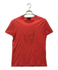 ALEXANDER McQUEEN（アレキサンダーマックイーン）の古着「スカルTシャツ」｜レッド