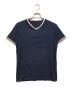 MONCLER（モンクレール）の古着「MAGLIA SCOLLO tシャツ」｜ネイビー