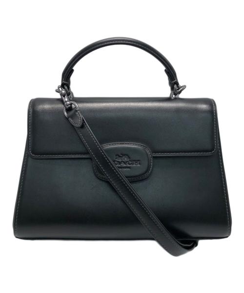 COACH（コーチ）COACH (コーチ) エライザ トップ ハンドル バッグ ブラックの古着・服飾アイテム