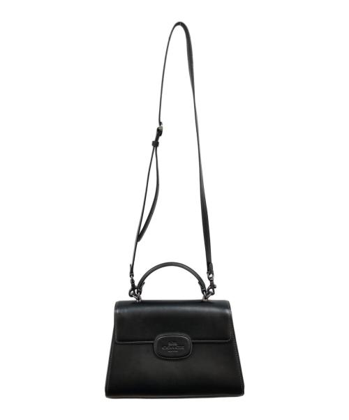 COACH（コーチ）COACH (コーチ) エライザ トップ ハンドル バッグ ブラックの古着・服飾アイテム