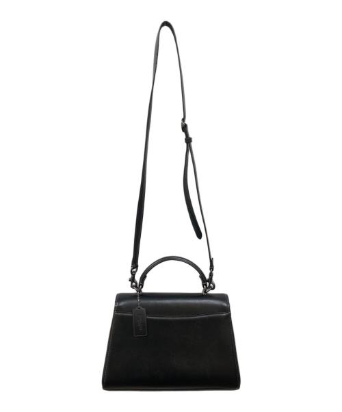 COACH（コーチ）COACH (コーチ) エライザ トップ ハンドル バッグ ブラックの古着・服飾アイテム