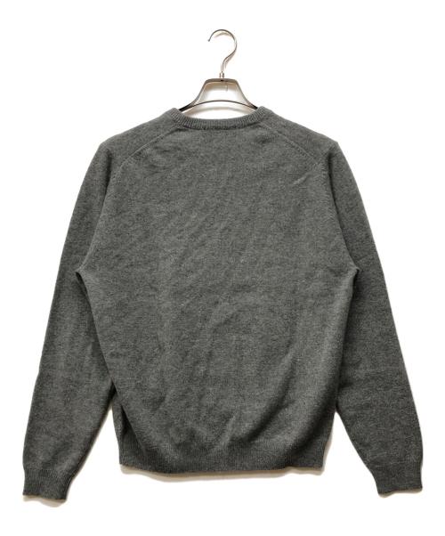 BROOKS BROTHERS（ブルックスブラザーズ）BROOKS BROTHERS (ブルックスブラザーズ) vネックカシミヤニット グレー サイズ:Mの古着・服飾アイテム