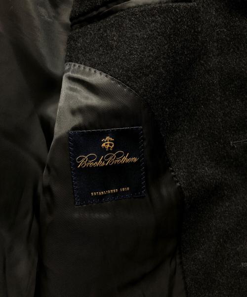 BROOKS BROTHERS（ブルックスブラザーズ）BROOKS BROTHERS (ブルックスブラザーズ) カシミヤ混比翼ステンカラーコート ブラック サイズ:36の古着・服飾アイテム