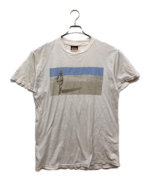 STAR WARS（スターウォーズ）STAR WARS (スターウォーズ) プリントTシャツ ホワイト サイズ:Mの古着・服飾アイテム