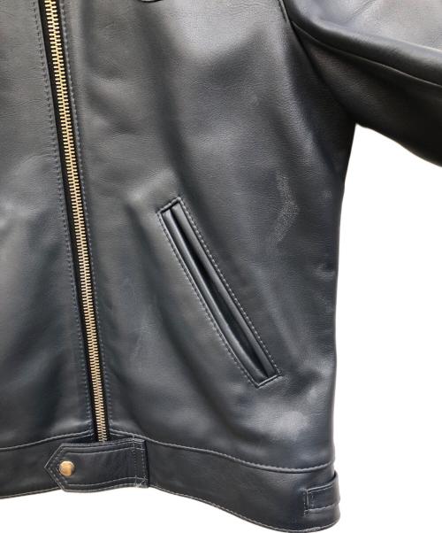 Lewis Leathers（ルイスレザース）Lewis Leathers (ルイスレザース) 59 コルセア シングルライダースジャケット ネイビー サイズ:36の古着・服飾アイテム