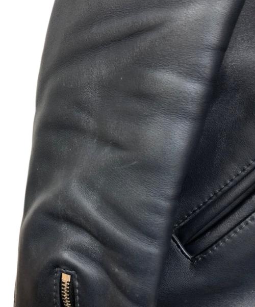 Lewis Leathers（ルイスレザース）Lewis Leathers (ルイスレザース) 59 コルセア シングルライダースジャケット ネイビー サイズ:36の古着・服飾アイテム