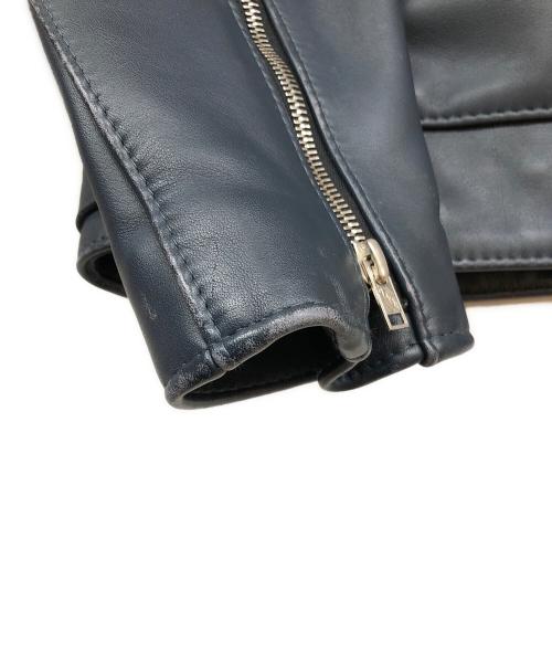 Lewis Leathers（ルイスレザース）Lewis Leathers (ルイスレザース) 59 コルセア シングルライダースジャケット ネイビー サイズ:36の古着・服飾アイテム