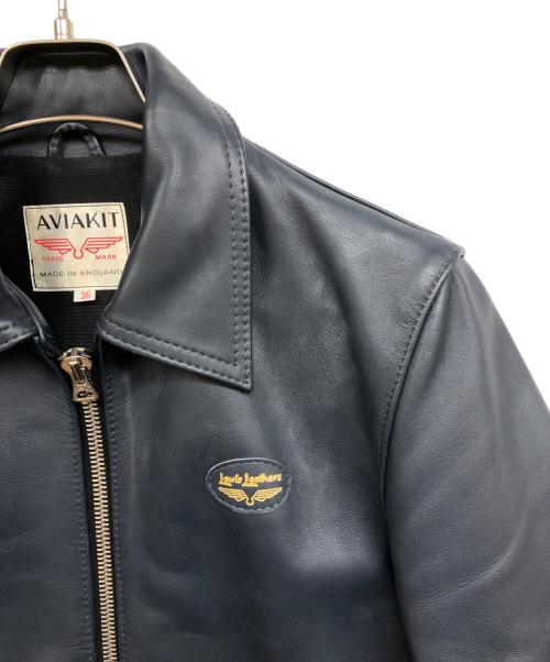 Lewis Leathers（ルイスレザース）Lewis Leathers (ルイスレザース) 59 コルセア シングルライダースジャケット ネイビー サイズ:36の古着・服飾アイテム