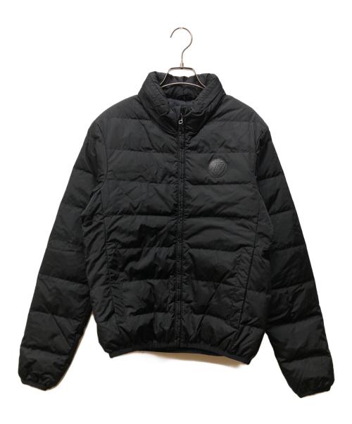 GUCCI（グッチ）GUCCI (グッチ) ヒステリアロゴ ダウンジャケット ブラック サイズ:44の古着・服飾アイテム