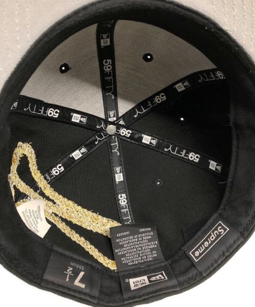 New Era（ニューエラ）New Era (ニューエラ) Supreme (シュプリーム) 23AW Jesus Piece S Logo Cap ブラック サイズ:7 1/2の古着・服飾アイテム