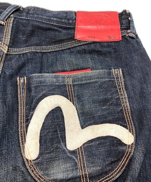 EVISU（エヴィス）EVISU (エヴィス) YAMANE (ヤマネ) Lot0014 カモメ＆キッキー刺繍 デニムパンツ インディゴ サイズ:38×34の古着・服飾アイテム