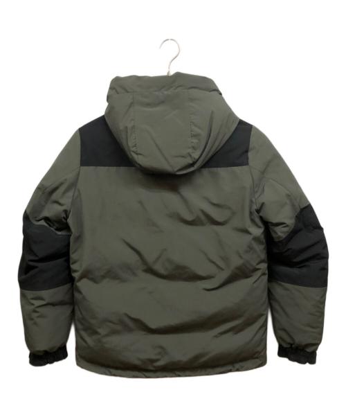 Schott（ショット）Schott (ショット) ダウンジャケット ブラック×グリーン サイズ:Ｓの古着・服飾アイテム