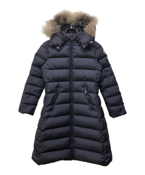 MONCLER（モンクレール）MONCLER (モンクレール) ABELLE フォックスファー ダウンコート ネイビー サイズ:152㎝の古着・服飾アイテム