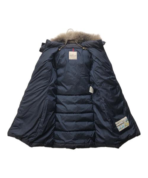 MONCLER（モンクレール）MONCLER (モンクレール) ABELLE フォックスファー ダウンコート ネイビー サイズ:152㎝の古着・服飾アイテム