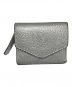 Maison Margielaメゾンマルジェラ）の古着「3つ折り財布」｜シルバー