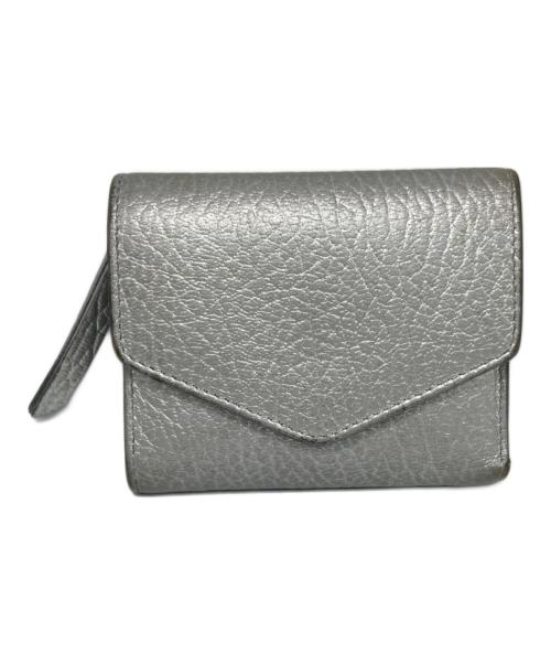 Maison Margiela（メゾンマルジェラ）Maison Margiela (メゾンマルジェラ) 3つ折り財布 シルバーの古着・服飾アイテム