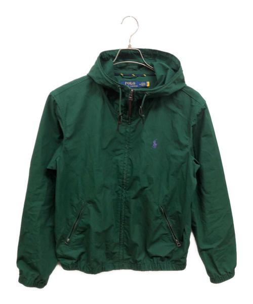 POLO RALPH LAUREN（ポロ・ラルフローレン）POLO RALPH LAUREN (ポロ・ラルフローレン) フーデッドジャケット グリーン サイズ:Mの古着・服飾アイテム