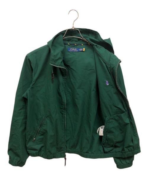 POLO RALPH LAUREN（ポロ・ラルフローレン）POLO RALPH LAUREN (ポロ・ラルフローレン) フーデッドジャケット グリーン サイズ:Mの古着・服飾アイテム