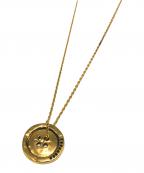 SERGE THORAVALセルジュトラヴァル）の古着「いつも Toujours ボタン ネックレス」｜ゴールド