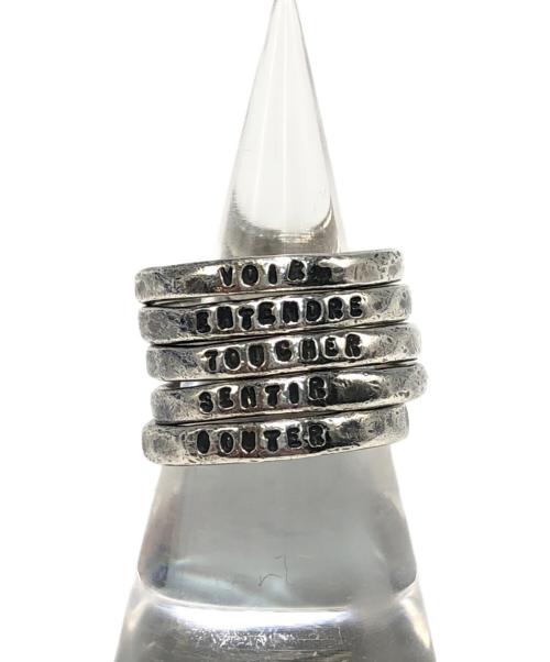 SERGE THORAVAL（セルジュトラヴァル）SERGE THORAVAL (セルジュトラヴァル) Les 5 Sens 五感 リング サイズ:記載無し(実寸12号)の古着・服飾アイテム