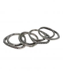 IOSSELLIANI（イオッセリアーニ）の古着「4連 スタッキングリング」