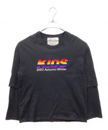 DAIRIKU（ダイリク）の古着「Layered T-Shirt」｜ブラック