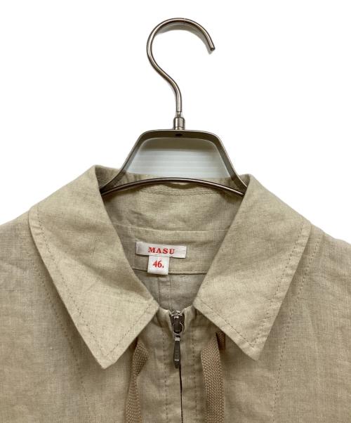 masu（エムエーエスユー）masu (エムエーエスユー) SLEEPING JUMP SUITS ベージュ サイズ:46の古着・服飾アイテム