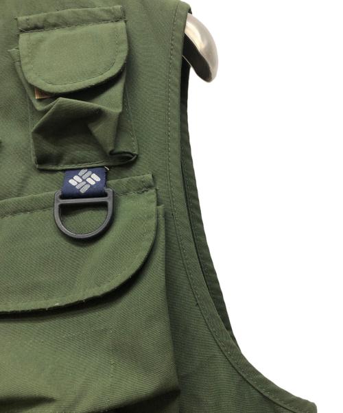 Columbia（コロンビア）Columbia (コロンビア) 80sフィッシングベスト グリーン サイズ:Mの古着・服飾アイテム