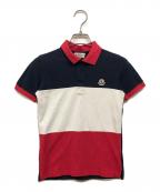 MONCLERモンクレール）の古着「MAGLIA POLO MANICA CORTA」｜ネイビー