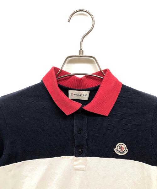 MONCLER（モンクレール）MONCLER (モンクレール) MAGLIA POLO MANICA CORTA ネイビー サイズ:8の古着・服飾アイテム