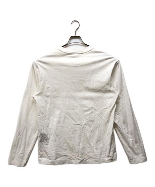 JIL SANDER+（ジルサンダープラス）JIL SANDER+ (ジルサンダープラス) ロングスリーブカットソー ホワイト サイズ:Mの古着・服飾アイテム