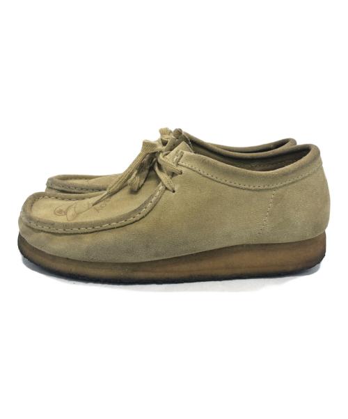 CLARKS（クラークス）CLARKS (クラークス) BEAMS (ビームス) paper boy 別注ワラビーシューズ ベージュ サイズ:26.5ｃｍの古着・服飾アイテム