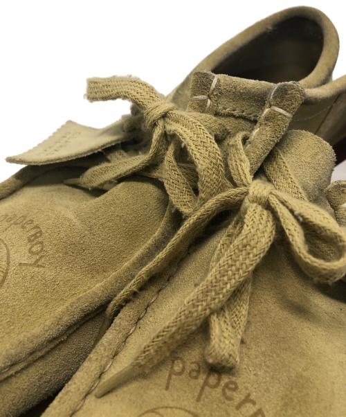 CLARKS（クラークス）CLARKS (クラークス) BEAMS (ビームス) paper boy 別注ワラビーシューズ ベージュ サイズ:26.5ｃｍの古着・服飾アイテム