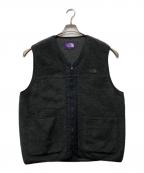 THE NORTHFACE PURPLELABELザ・ノースフェイス パープルレーベル）の古着「PLAS WOOL FLEECE FIELD VEST」｜グレー