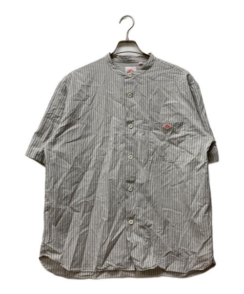 DANTON（ダントン）DANTON (ダントン) BAND COLLAR SHIRT S/S グレー サイズ:44の古着・服飾アイテム