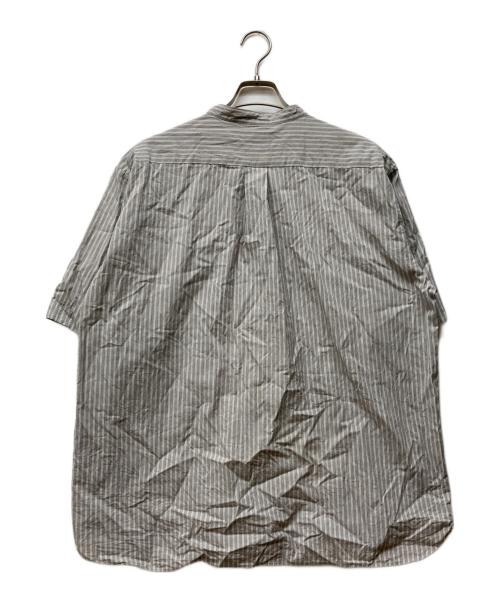 DANTON（ダントン）DANTON (ダントン) BAND COLLAR SHIRT S/S グレー サイズ:44の古着・服飾アイテム