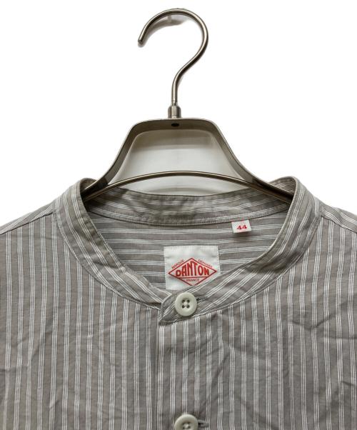 DANTON（ダントン）DANTON (ダントン) BAND COLLAR SHIRT S/S グレー サイズ:44の古着・服飾アイテム
