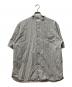 DANTON（ダントン）の古着「BAND COLLAR SHIRT S/S」｜グレー