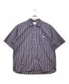 DANTONダントン）の古着「WORK SHIRT S/S」｜ネイビー