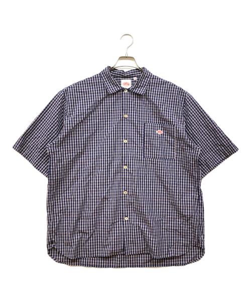 DANTON（ダントン）DANTON (ダントン) WORK SHIRT S/S ネイビー サイズ:44の古着・服飾アイテム
