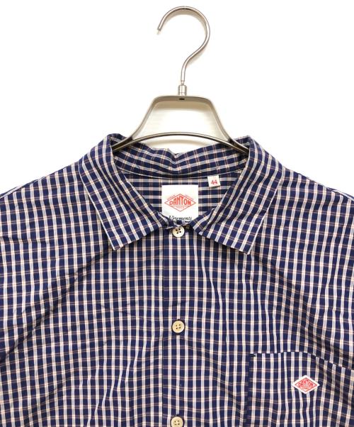 DANTON（ダントン）DANTON (ダントン) WORK SHIRT S/S ネイビー サイズ:44の古着・服飾アイテム