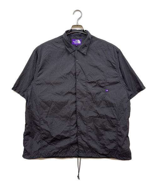 THE NORTHFACE PURPLELABEL（ザ・ノースフェイス パープルレーベル）THE NORTHFACE PURPLELABEL (ザ・ノースフェイス パープルレーベル) Nylon Taffeta Field S/S Shirt グレー サイズ:XLの古着・服飾アイテム