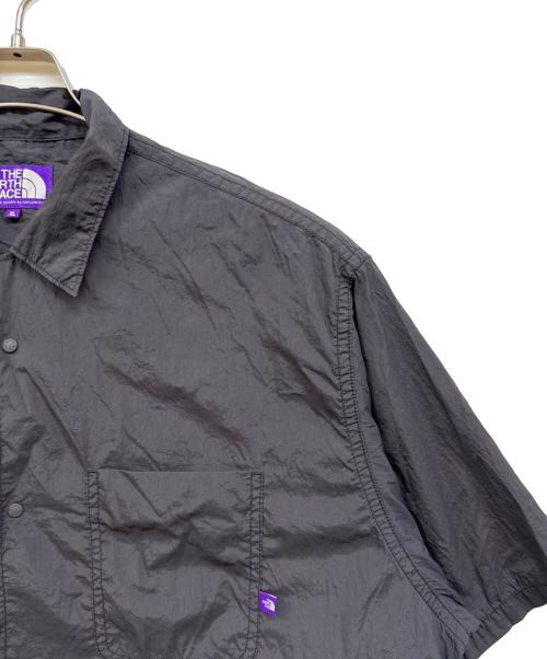 THE NORTHFACE PURPLELABEL（ザ・ノースフェイス パープルレーベル）THE NORTHFACE PURPLELABEL (ザ・ノースフェイス パープルレーベル) Nylon Taffeta Field S/S Shirt グレー サイズ:XLの古着・服飾アイテム