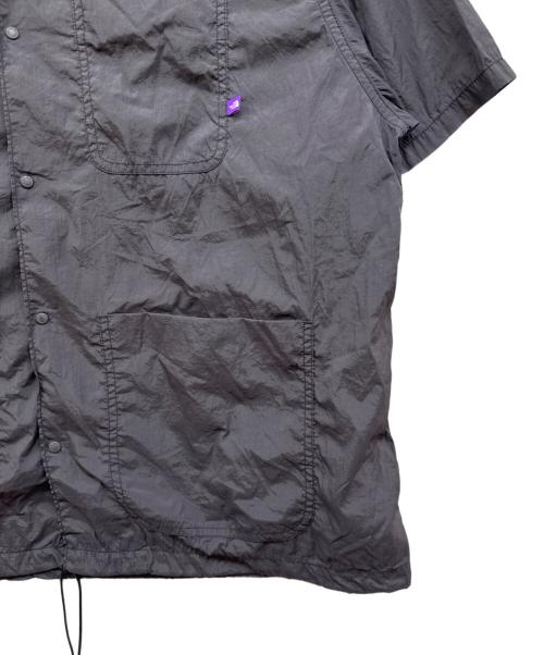 THE NORTHFACE PURPLELABEL（ザ・ノースフェイス パープルレーベル）THE NORTHFACE PURPLELABEL (ザ・ノースフェイス パープルレーベル) Nylon Taffeta Field S/S Shirt グレー サイズ:XLの古着・服飾アイテム