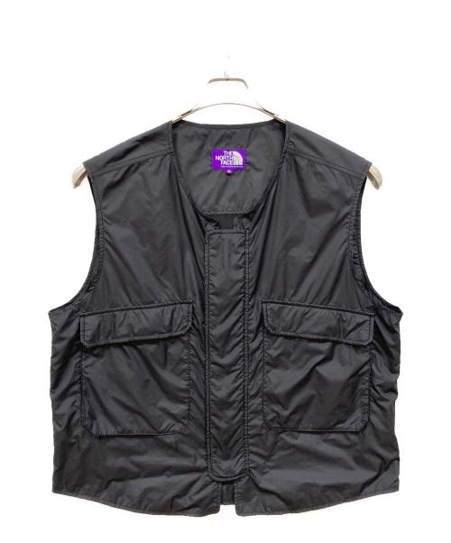 THE NORTHFACE PURPLELABEL（ザ・ノースフェイス パープルレーベル）THE NORTHFACE PURPLELABEL (ザ・ノースフェイス パープルレーベル) MOUNTAIN WIND VEST ブラック サイズ:XLの古着・服飾アイテム