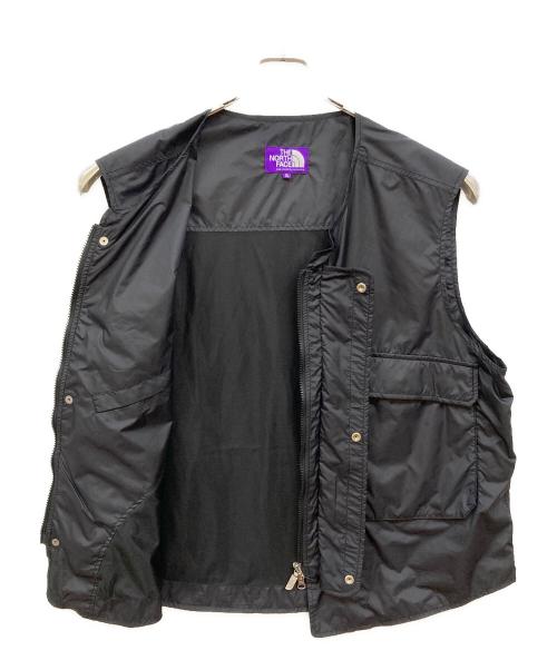 THE NORTHFACE PURPLELABEL（ザ・ノースフェイス パープルレーベル）THE NORTHFACE PURPLELABEL (ザ・ノースフェイス パープルレーベル) MOUNTAIN WIND VEST ブラック サイズ:XLの古着・服飾アイテム