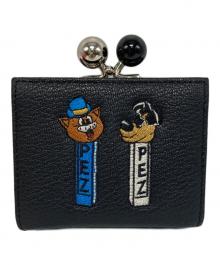 PEZ×ear PAPILLONNER（ペッツ×イアパピヨネ）の古着「3つ折り財布」｜ブラック