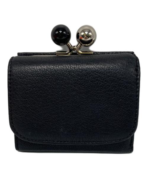 PEZ（ペッツ）PEZ (ペッツ) ear PAPILLONNER (イアパピヨネ) 3つ折り財布 ブラックの古着・服飾アイテム